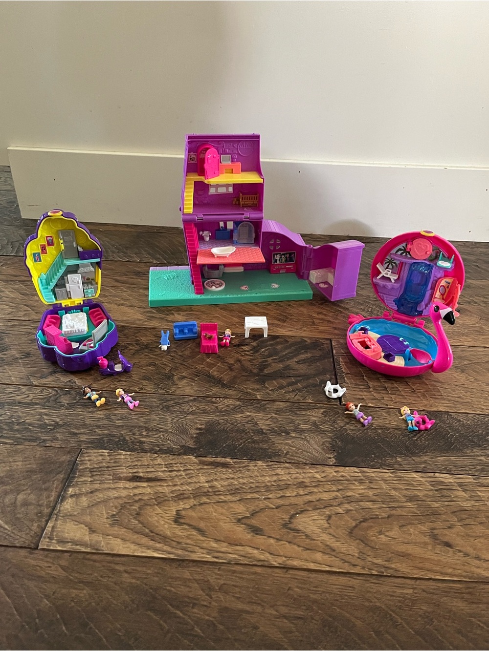 Set of 3 Polly Pocket Sets